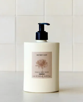 Zara Home Жидкое мыло Musky Lily 500 мл для рук и тела, парфюмированное, аромат цветочный древесный