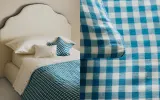 Пододеяльник Zara Home, хлопок 100%, в клетку, 1660/088 — фото 1