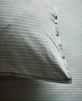 Наволочка Zara Home фланель, хлопок 100%, в полоску, 2611/091