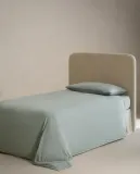Простыня на резинке Zara Home фланель, хлопок 100%, в полоску, 2611/900 — фото 6