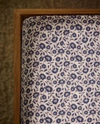 Простыня на резинке Zara Home, хлопок 100%, с цветочным принтом, 2606/900