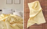 Пододеяльник Zara Home хлопок, лён 100%, однотонный, 3115/088 — фото 1