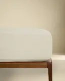 Простыня на резинке Zara Home перкаль, хлопок 100%, однотонный, 2100/900 — фото 1