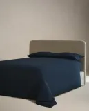 Простыня на резинке Zara Home перкаль, хлопок 100%, однотонный, 2100/900 — фото 4