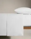 Простыня на резинке Zara Home перкаль, хлопок 100%, однотонный, 0020/900 — фото 4