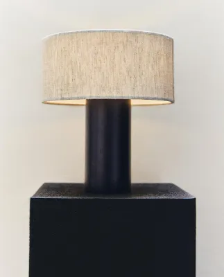 Zara Home Настольная лампа, цвет экрю, 23 см