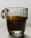Zara Home чашка из стекла, цвет прозрачный, 10.2 см — фото 1