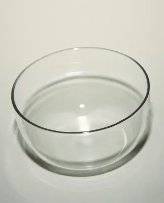 Zara Home миска из боросиликатного стекла, цвет серебристый, 9.5 см
