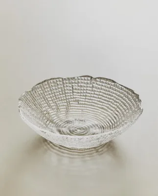 Zara Home салатник из стекла, цвет прозрачный, 16 см