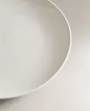 Zara Home набор столовой посуды из каменной керамики, цвет белый, 27 см — фото 1