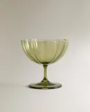 Zara Home тарелка из стекла, цвет синий, 10.6 см — фото 5