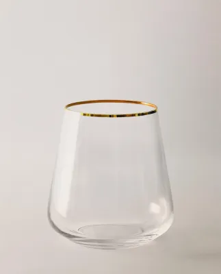 Zara Home стакан из стекла, цвет золотой, 10 см