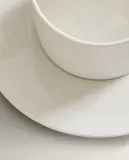Zara Home чайная пара из костяного фарфора, цвет белый, 17 см — фото 5