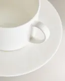Zara Home чайная пара из костяного фарфора, цвет белый, 17 см — фото 8