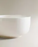Zara Home миска из костяного фарфора, цвет белый, 15.1 см — фото 2