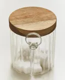 Zara Home сахарница из боросиликатного стекла, цвет прозрачный, 10.9 см — фото 1