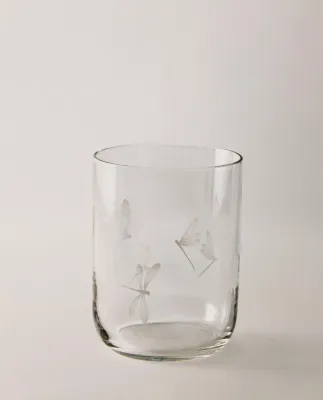 Zara Home стакан из стекла, цвет белый, 9.8 см