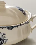 Zara Home блюдо сервировочное из фаянса, цвет синий, 35.5 см — фото 1