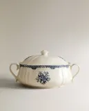 Zara Home блюдо сервировочное из фаянса, цвет синий, 35.5 см — фото 7