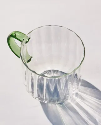 Zara Home чашка из боросиликатного стекла, цвет зелёный, 12.5 см