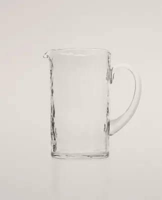 Zara Home кувшин из стекла, цвет прозрачный, 19.5 см