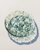 Zara Home тарелка пирожковая из стекла, цвет зелёный, 15 см — фото 1
