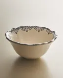 Zara Home миска из фаянса, цвет синий, 14 см · 8267/467 — фото 1