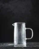 Zara Home кувшин из боросиликатного стекла, цвет прозрачный, 9.2 см — фото 3