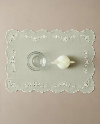 Zara Home сервировочная салфетка из хлопка, вышивка, 50 35 см · 7220/023