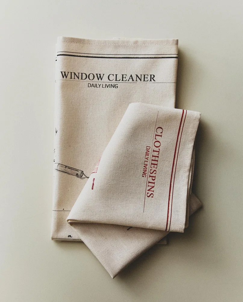 Zara Home кухонное полотенце из хлопка, 60 40 см (комплект 2 шт.) · 7230/026