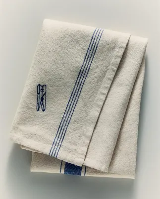 Zara Home кухонное полотенце из хлопка, вышивка, 70 50 см · 7251/026