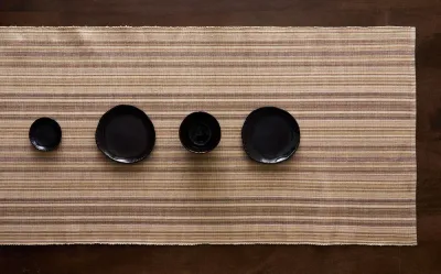 Zara Home сервировочная салфетка из хлопка, узор в полоску, 160 50 см · 7235/024