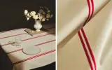 Zara Home скатерть из хлопка, узор в полоску, 250 150 см — фото 1