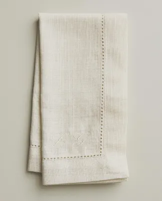 Zara Home столовая салфетка из хлопка, ажурная отделка, 45 45 см