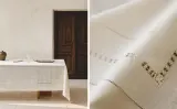 Zara Home скатерть из льна, ажурная отделка, 250 170 см — фото 8