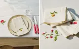 Zara Home скатерть из смесовой ткани, вышивка, 250 170 см — фото 1
