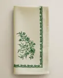 Zara Home столовая салфетка из хлопка, цветочный мотив, 45 45 см (комплект 2 шт.) · 2292/022 — фото 1