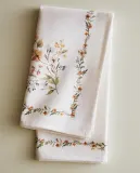 Zara Home столовая салфетка из хлопка, цветочный мотив, 45 45 см (комплект 2 шт.) · 5298/022 — фото 1