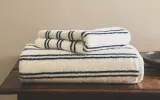 Zara Home Полотенце для лица и рук из хлопка, в полоску · 9547/013 — фото 1