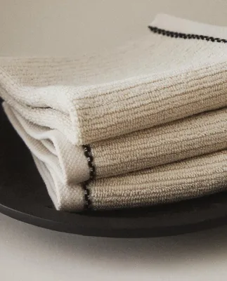 Zara Home Набор полотенец из хлопка, 30x30 см (3 шт.) · 8548/002