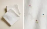 Zara Home Полотенце для лица и рук из хлопка, экрю, 30x30 см (2 шт.) — фото 1