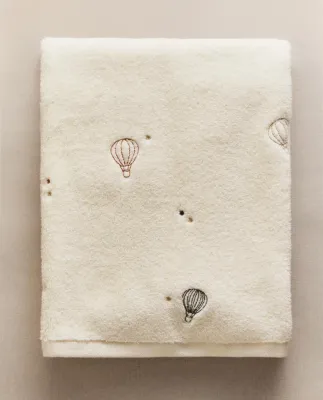 Zara Home Полотенце для лица и рук из хлопка, бежевый · 4680/013