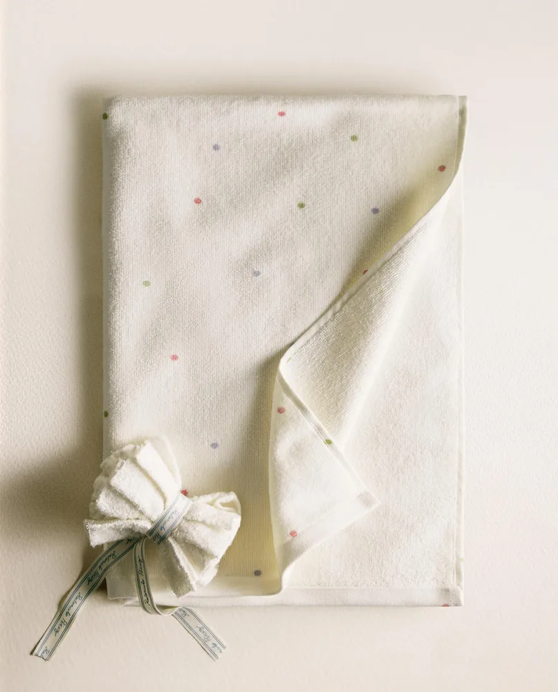 Zara Home Полотенце для лица и рук из хлопка, z amana biel · 4694/013