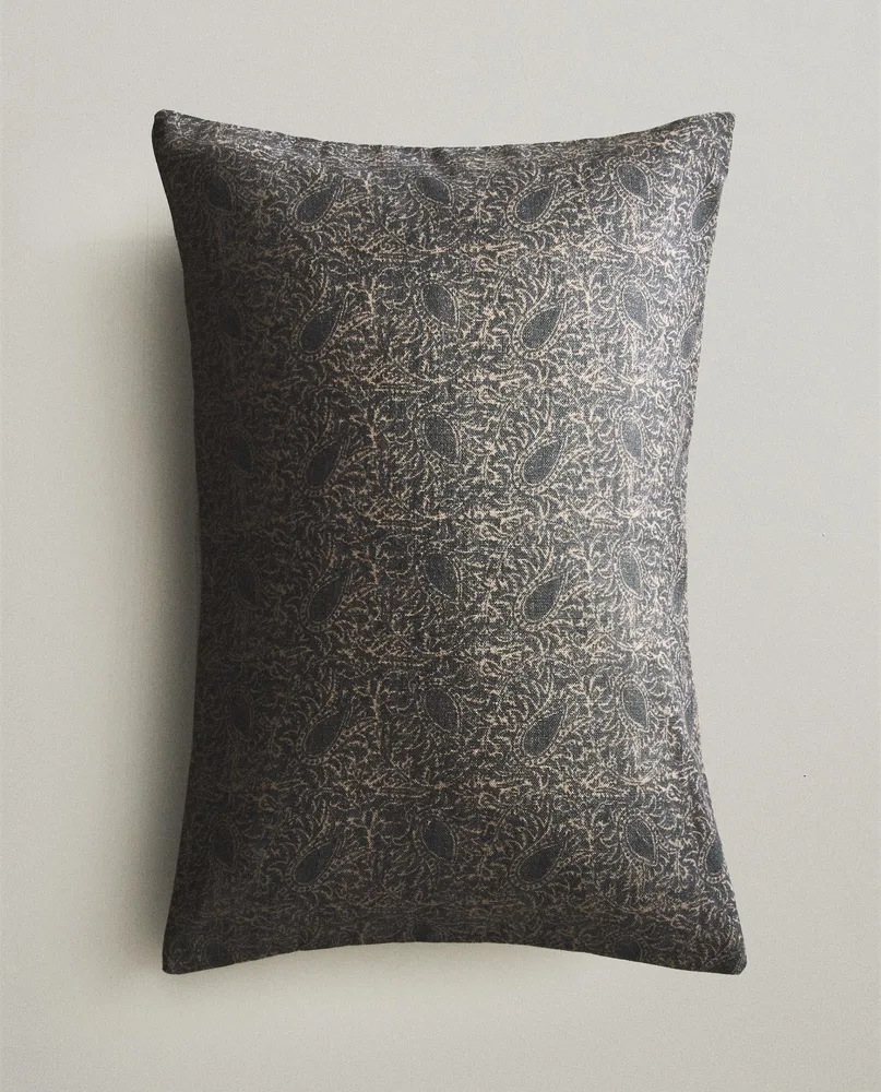 Zara Home наволочка декоративная из льна, синий, 40x60 см