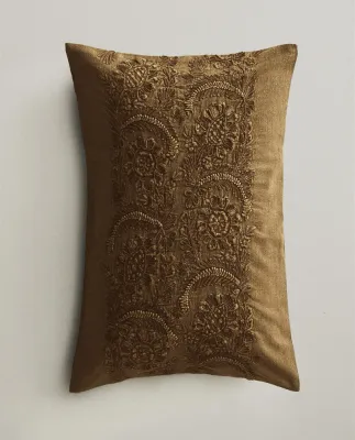 Zara Home наволочка декоративная из хлопка, бежевый, 40x60 см