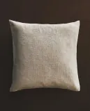 Zara Home наволочка декоративная из вискозы, серо-бежевый, 45x45 см — фото 8