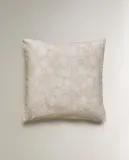 Zara Home наволочка декоративная из хлопка, бежевый, 45x45 см — фото 5