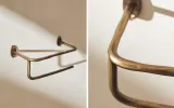 Zara Home держатель для туалетной бумаги, нержавеющая сталь, золотой — фото 1