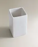 Zara Home стакан для ванной комнаты, фаянс, белый — фото 6