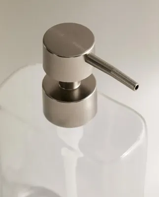 Zara Home дозатор для жидкого мыла, стекло, прозрачный